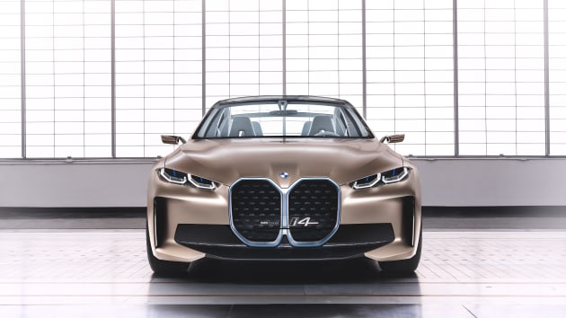 BMW i4 electric concept car 