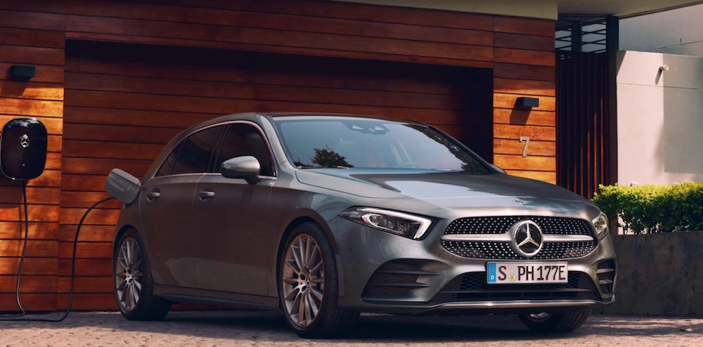 2020 Mercedes-Benz A250e plug-in hybrid compact unveiled in Europe